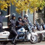 Police officers on motorcycles in Pinellas, FL