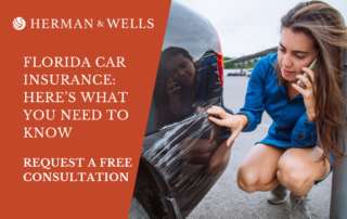 Woman learns firsthand how Florida car insurance works.