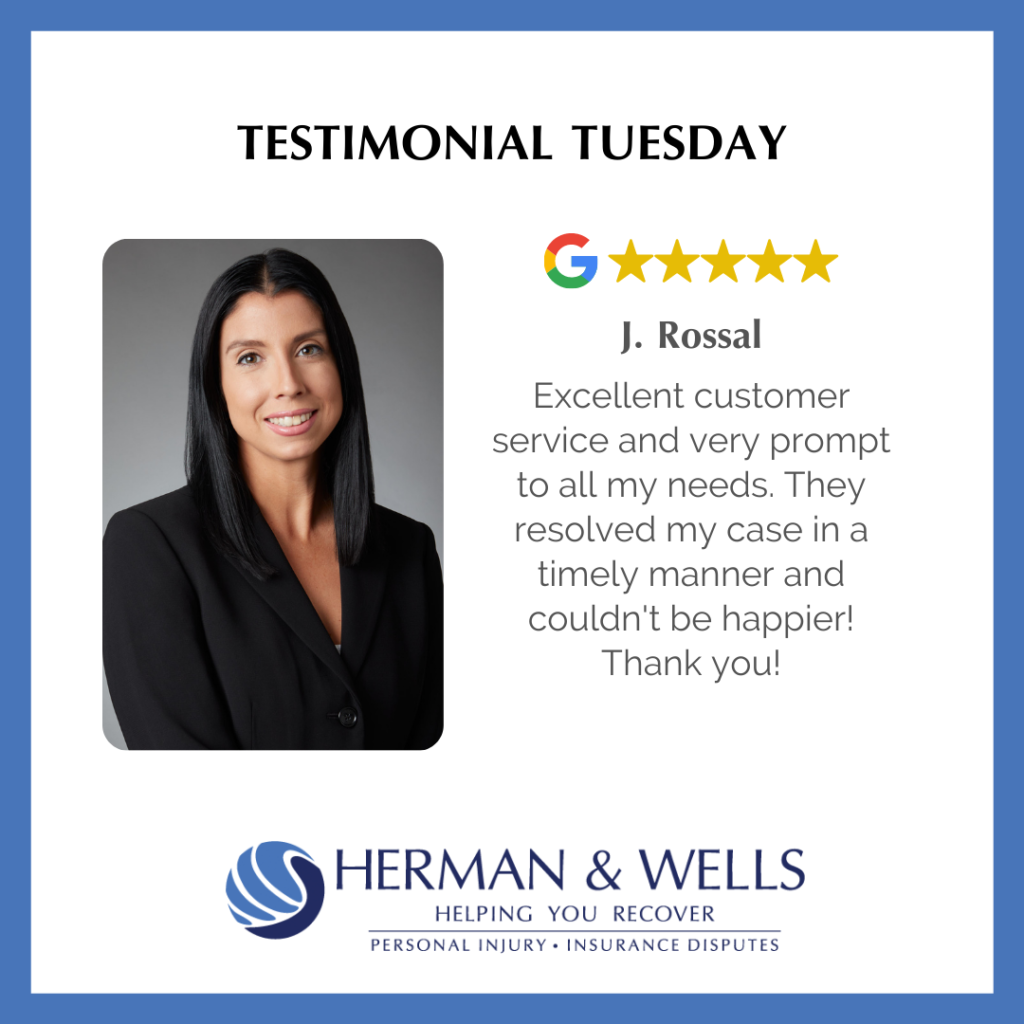 5 star review for Pinellas personal injury lawyers