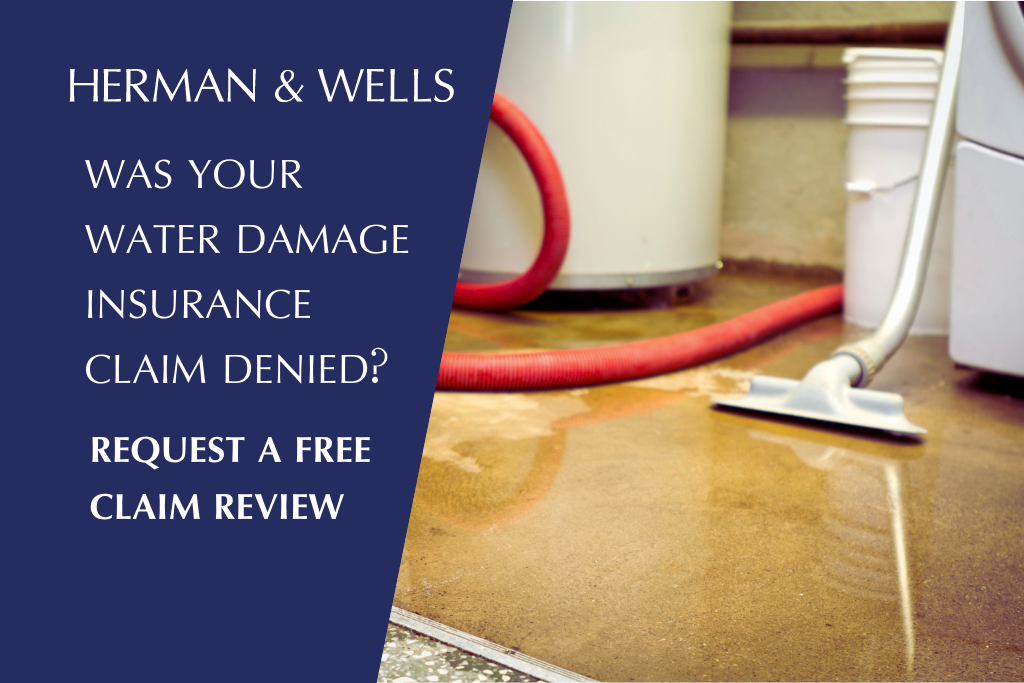 Water damage insurance lawyers review denied claim in Florida