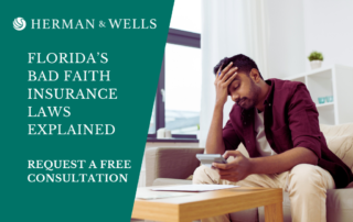 Man learns about Florida's bad faith insurance laws the hard way.