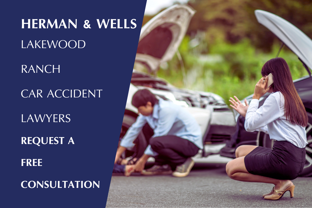 A woman involved in a car crash seeks Lakewood Ranch car accident lawyers.