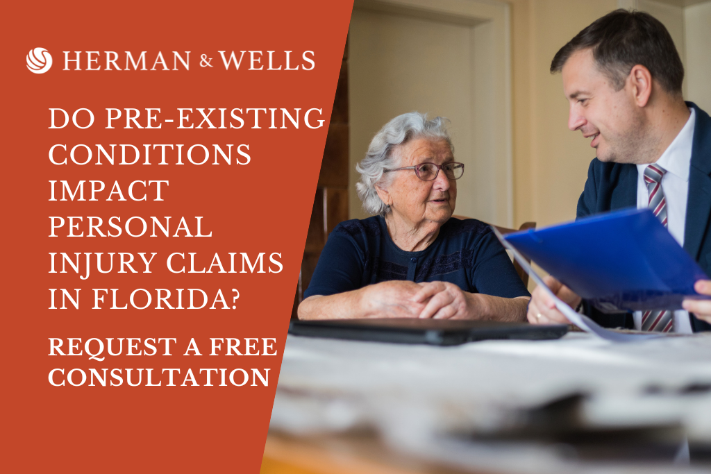 PI attorney explains how pre-existing conditions may affect his client's personal injury case.