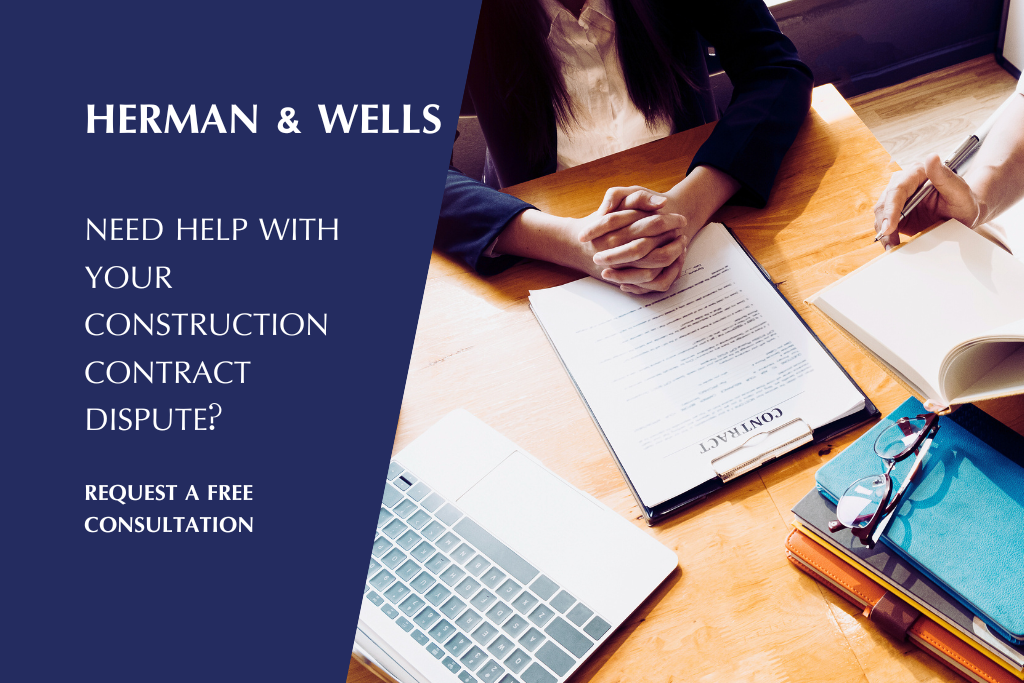 Urgent lawyer consultation is crucial for construction contract disputes.