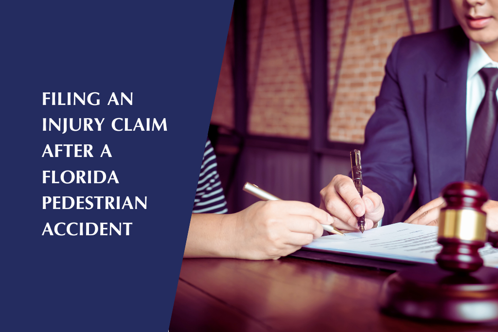 Filing an injury claim following a Florida pedestrian accident is always easier with a PI attorney's assistance.