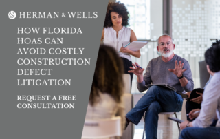 Regular communication with homeowners helps Florida HOAs prevent construction defect claims.