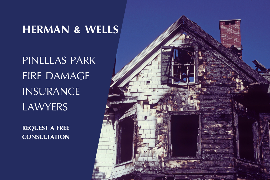 Severely burnt home requires assistance from Pinellas Park lawyers specializing in fire damage insurance.