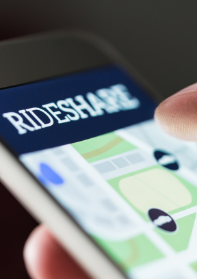 Booking rideshares via mobile apps is a recent trend that is now popular for transportation in Florida.