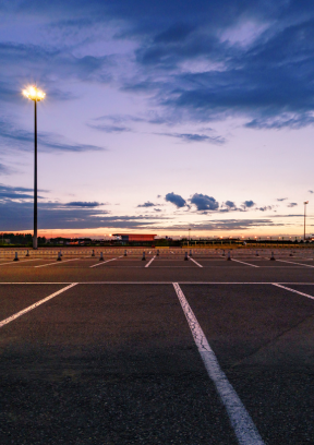 Even in an empty parking lot, accidents can occur, highlighting the need for legal assistance from Florida PI lawyers.