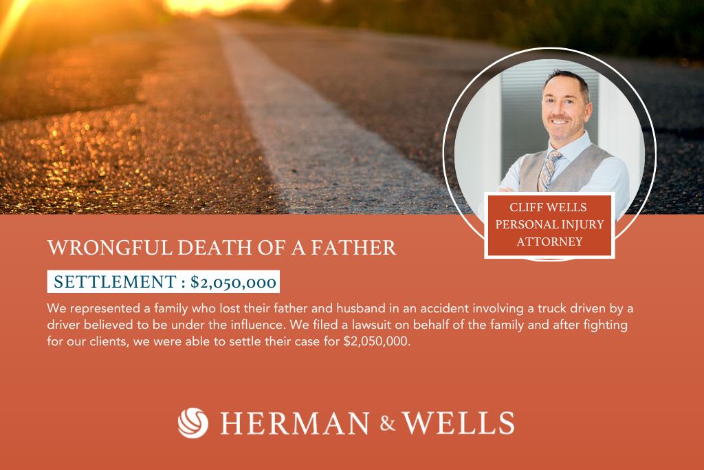 $2,050,000 settlement from past truck accident case in Florida.
