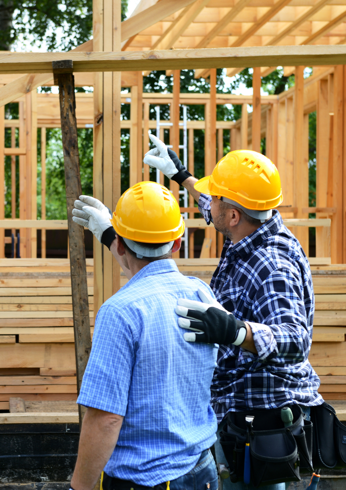 Experts surveying a construction site to ensure everything is built according to Florida guidelines.