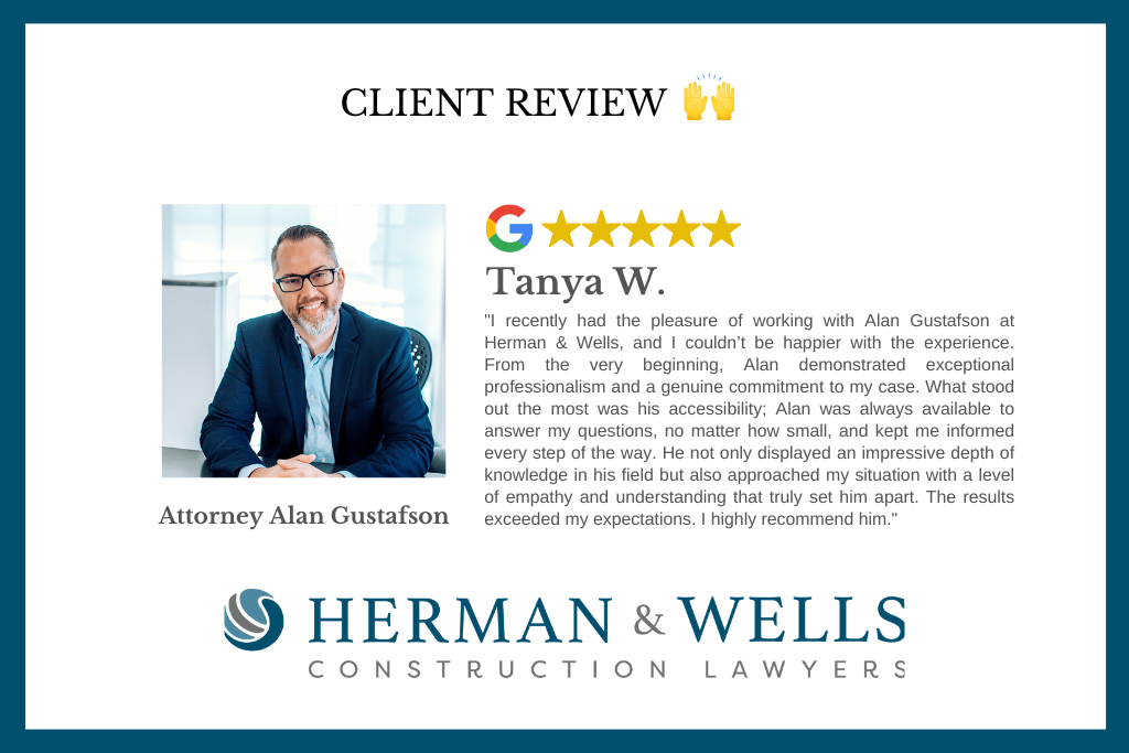 Client review from past construction defect dispute claim case in Florida.