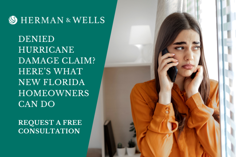 Denied Hurricane Damage Claim? Here’s What New Florida Homeowners Can Do