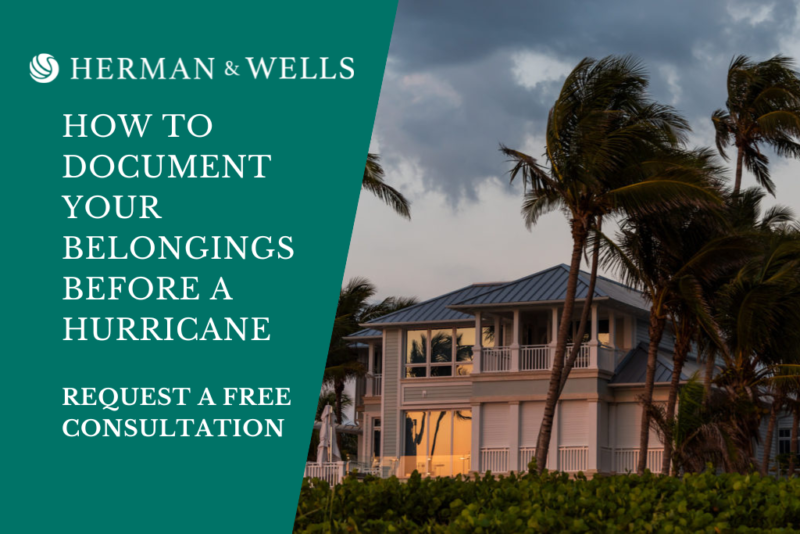 How To Document Your Belongings Before A Hurricane