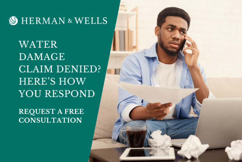 Water Damage Claim Denied? Here’s How You Respond